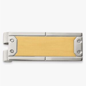 FindingKing - Stainless Steel 24K Gold Plated Money Clip Jewelry